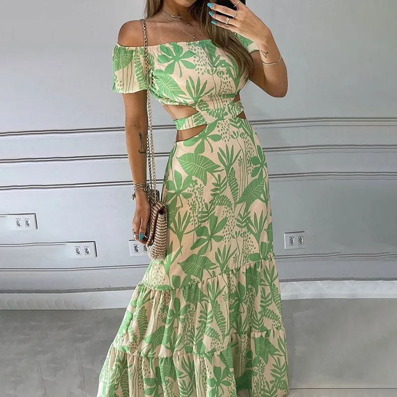 green emerald velvet dress tuduoms Women's Summer Dress Flowy Boho Chiffon Maxi Dress Smocked Waist V  Neck Long Sleeve Floral Print Ruffle Long Dresses Beige at Amazon Women's  Clothing store