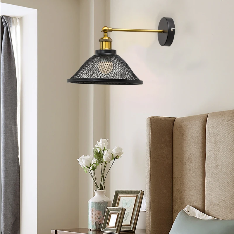 Shop Interior Bedroom Bathroom Balcony Bar Aisle Lights Living Room Decoration Light Fixture Vintage Industrial Style Wall Lamp