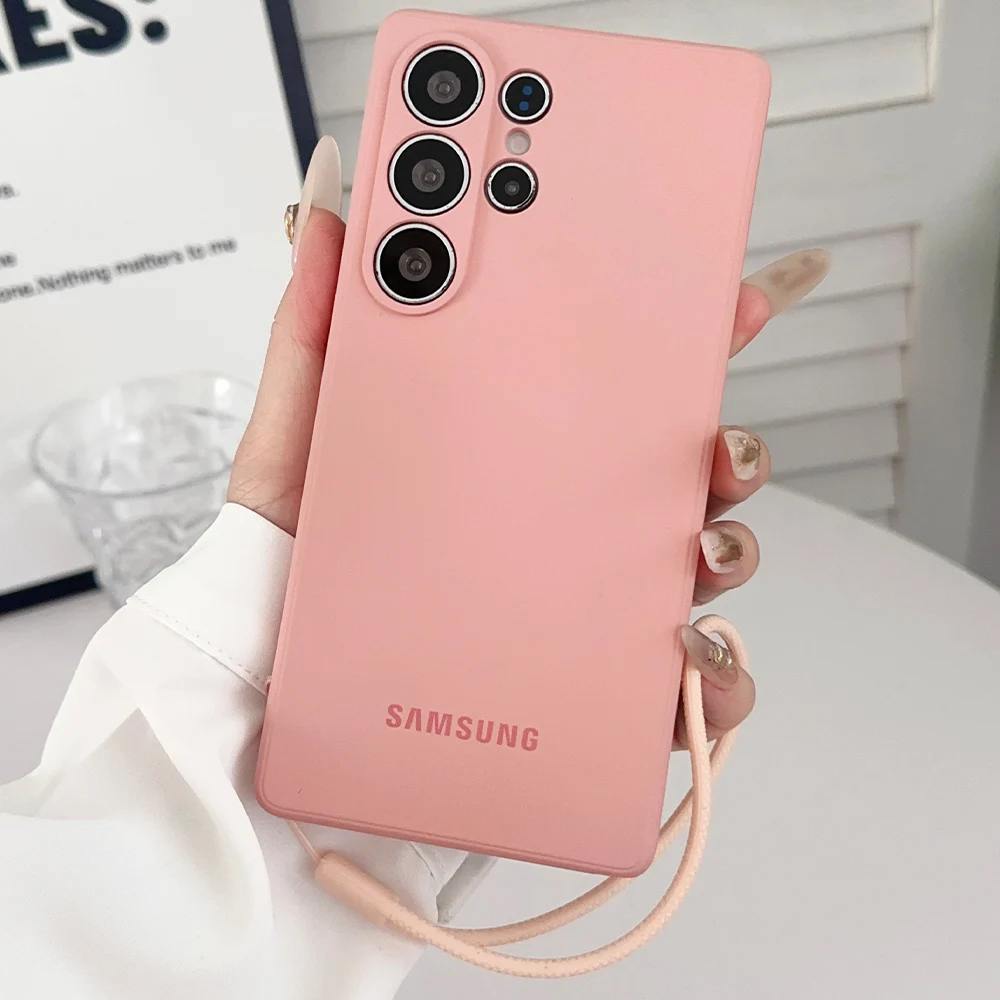 Enhanced Silicone Wrist Strap Phone Case in Liquid Finish