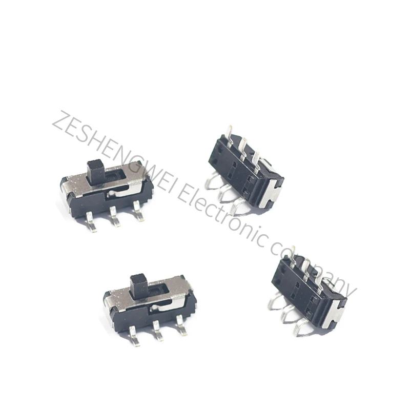 20Pcs MSS22D18 MINI Miniature SMD SMT Slide Switch 2P2T 6Pin Handle high 2mm For DVD Switch