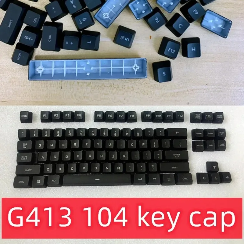 Single replacement keycaps or complete104 keycaps for logitech keyboard