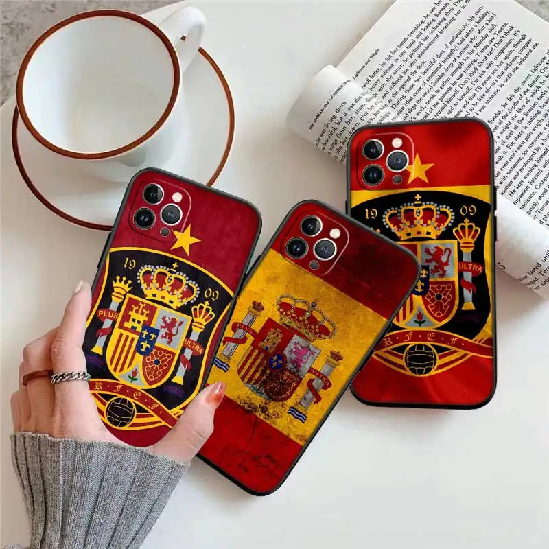RE54 Stylish Spain Flag Phone Case - Vibrant Spanish Design