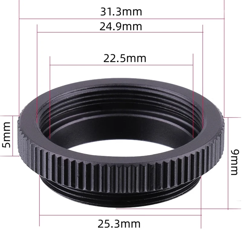 C Port extension ring C-CS adapter ring Industrial camera connection Surveillance camera port C turn CS port connection