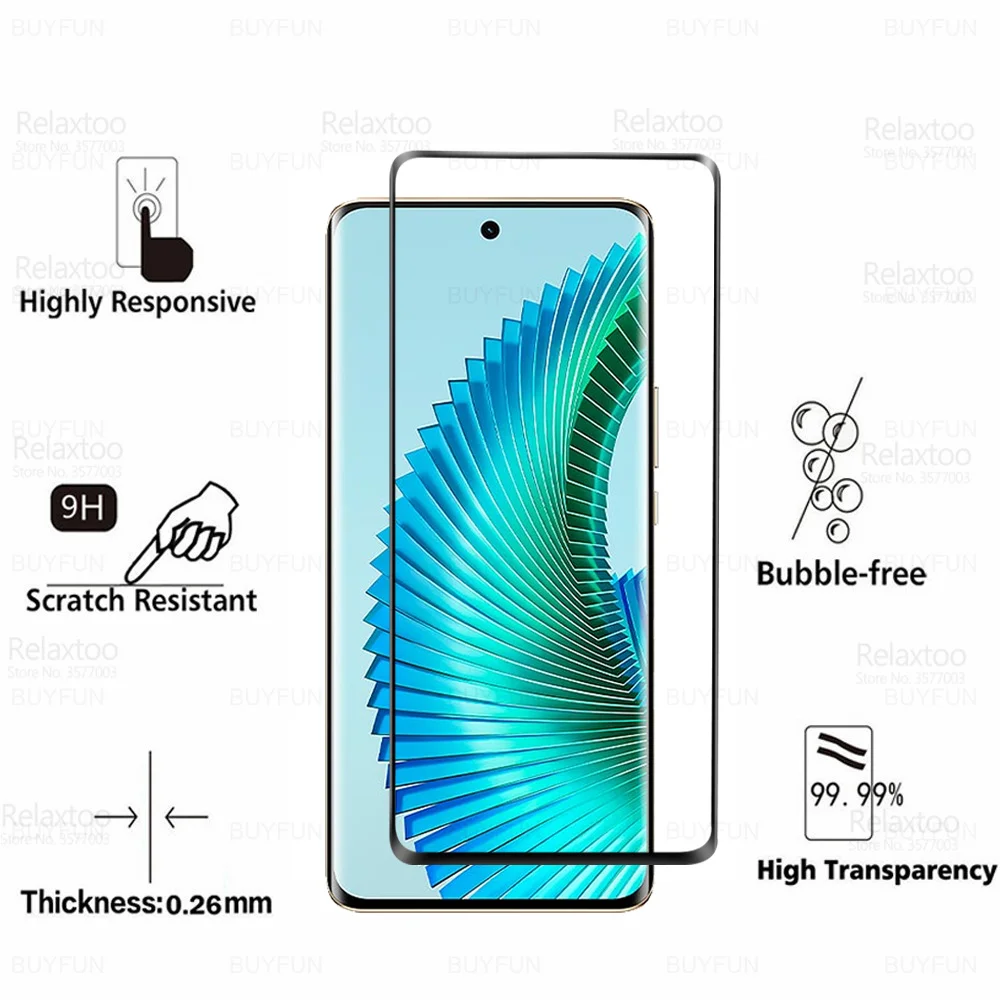 Magic6 Lite Curved Glass 6in1 Tempered Glass Case For Honor Magic6Lite Magic 6 7 Magic7 Light Magic7Lite Camera Screen Protector screen protector tempered glass camera lens protector case camera protector case camera lens case phone case phone protector cover