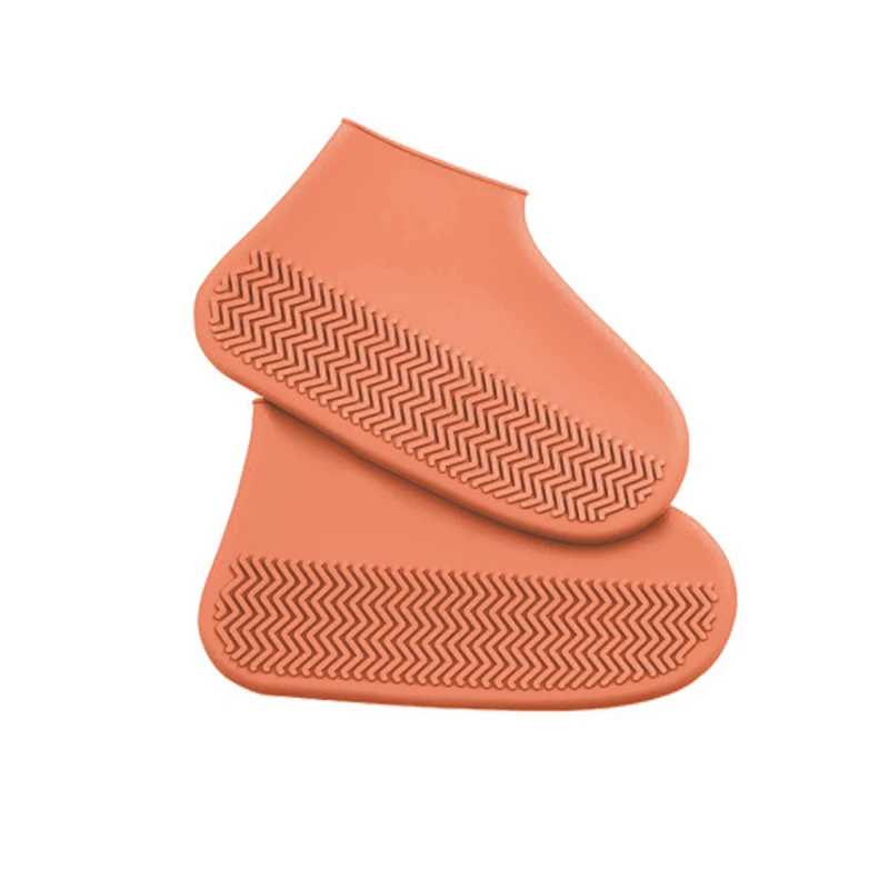 Waterproof Silicone Reusable Rainproof Shoes Covers Washable Wear-Resistant Shoes Covers Rain Boots For Adult Kids