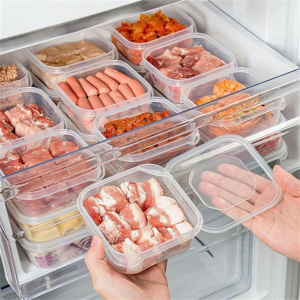 

2 шт., многоразовый контейнер для хранения продуктов в холодильнике