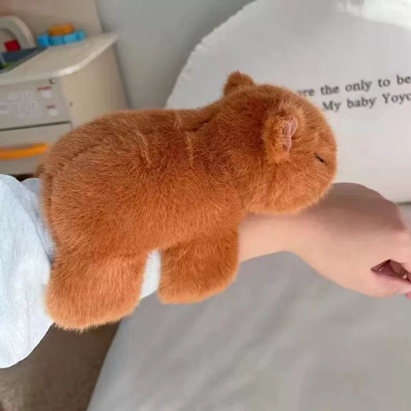 Hot sale capybara keychain mini plush custom stuffed animal capybara keychain 6