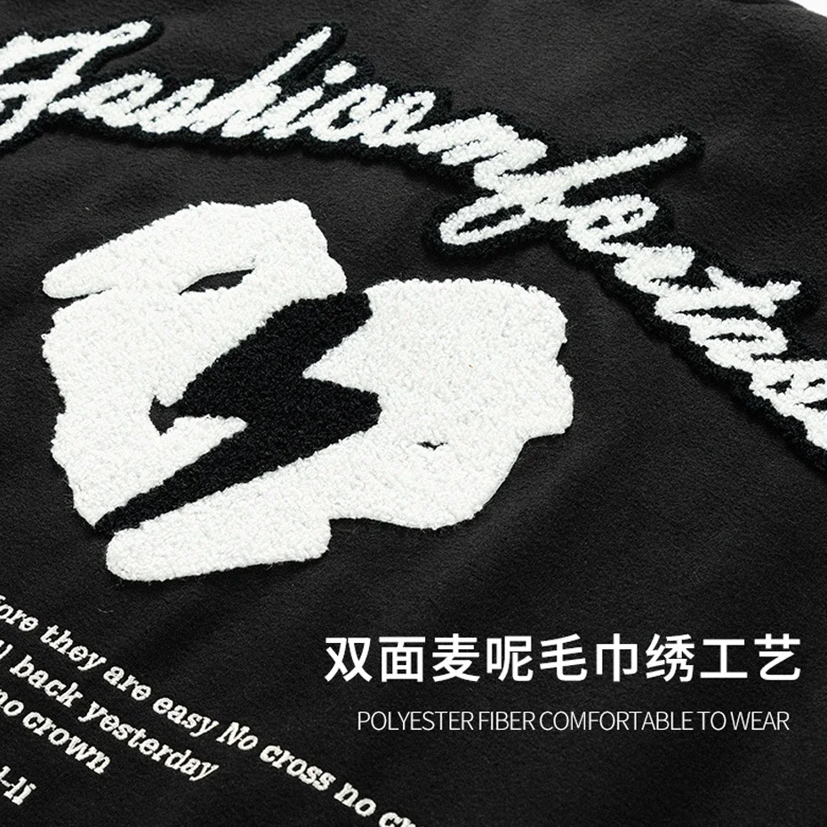 Varsity Down Jackets Men Winter Baseball Jacket Embroidery Design Bomber Jacket Coat Male Sleeve Patchwork Coats