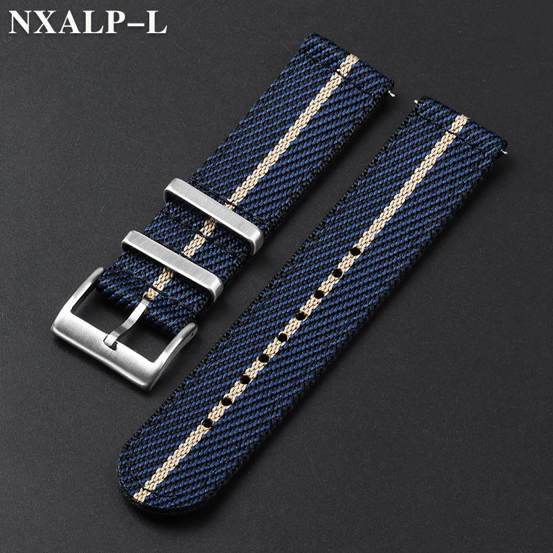 Men's Military-Style Nylon Quick Release Watch Strap – Universal Sport Canvas Band