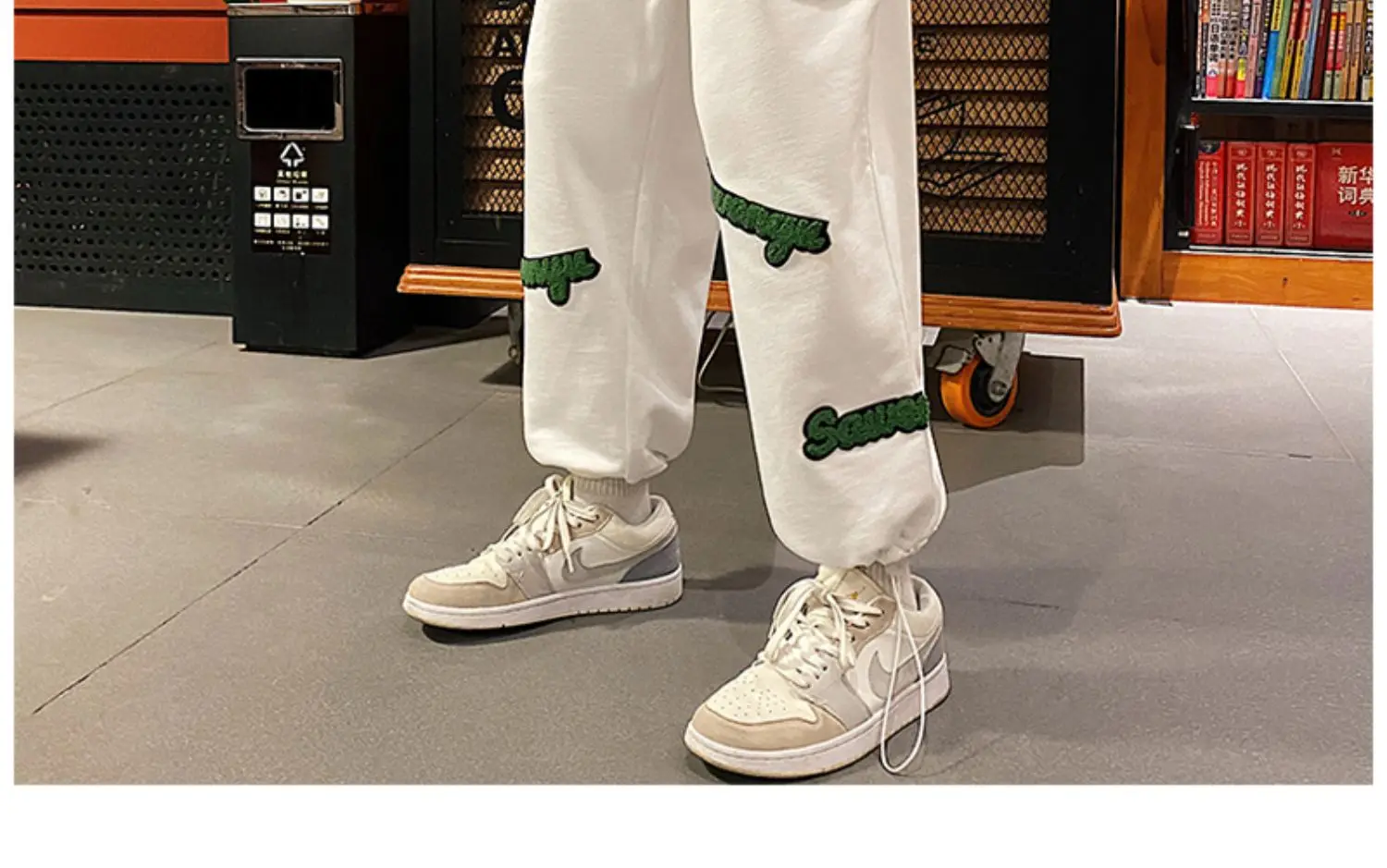 LEGIBLE Spring Autumn Pants Men Casual Loose Sweatpants Male Korean Letter Printed Trousers Man sports pants for men