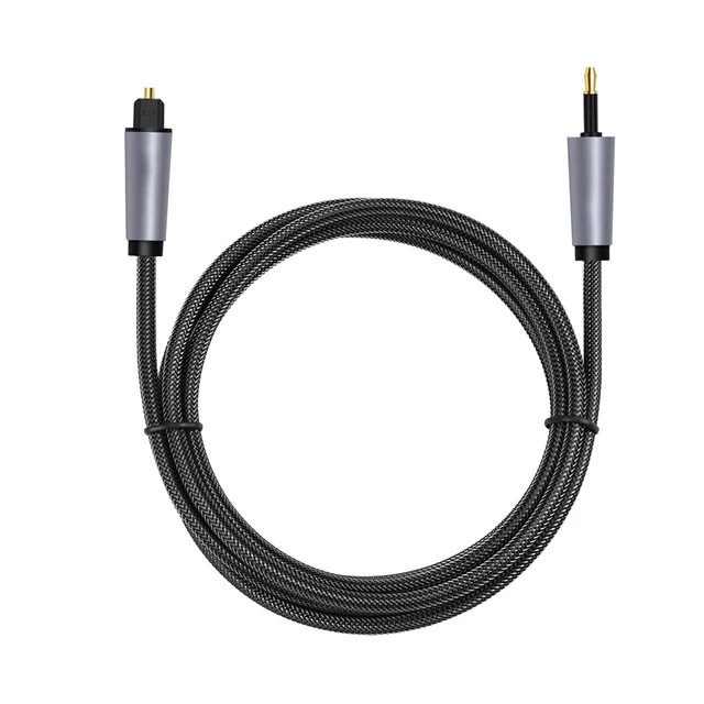 Cavo Audio Ottico Toslink A Mini Toslink 3.5mm 1m - Placcato Oro Per TV E Soundbar - Foto 7