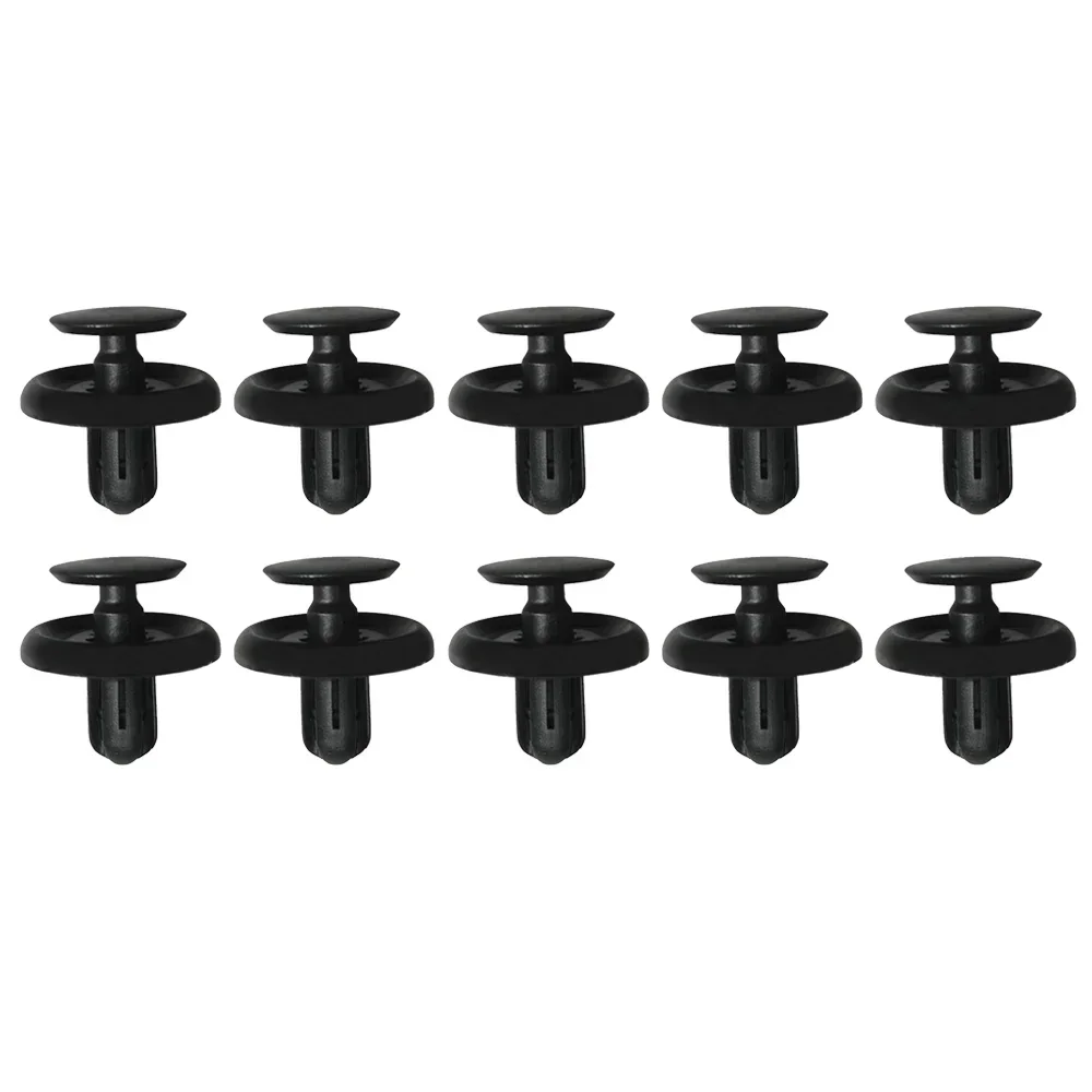 Fornitori 50pcs Adatto per Toyota Corolla RAV4 Avensis Auris Fender clip clip per paraurti Rivetti Nero Plastica Plastica Porta Trim Trim