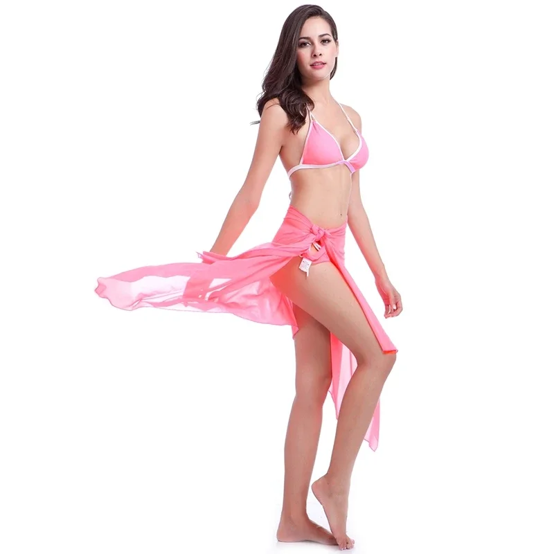 2021 New 10 In 1 Multi Wear Infinite Dress Mature Women  Spring Swimming Dress Transparent Mesh Convertible Beach Cover Up Dress
