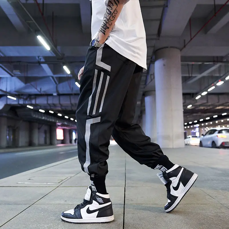 Spring Autumn New High Waist Loose Casual Hip Hop Sweatpants Men\'s Streetwear Harajuku Y2K Pants Male Oversized Fashion Trousers