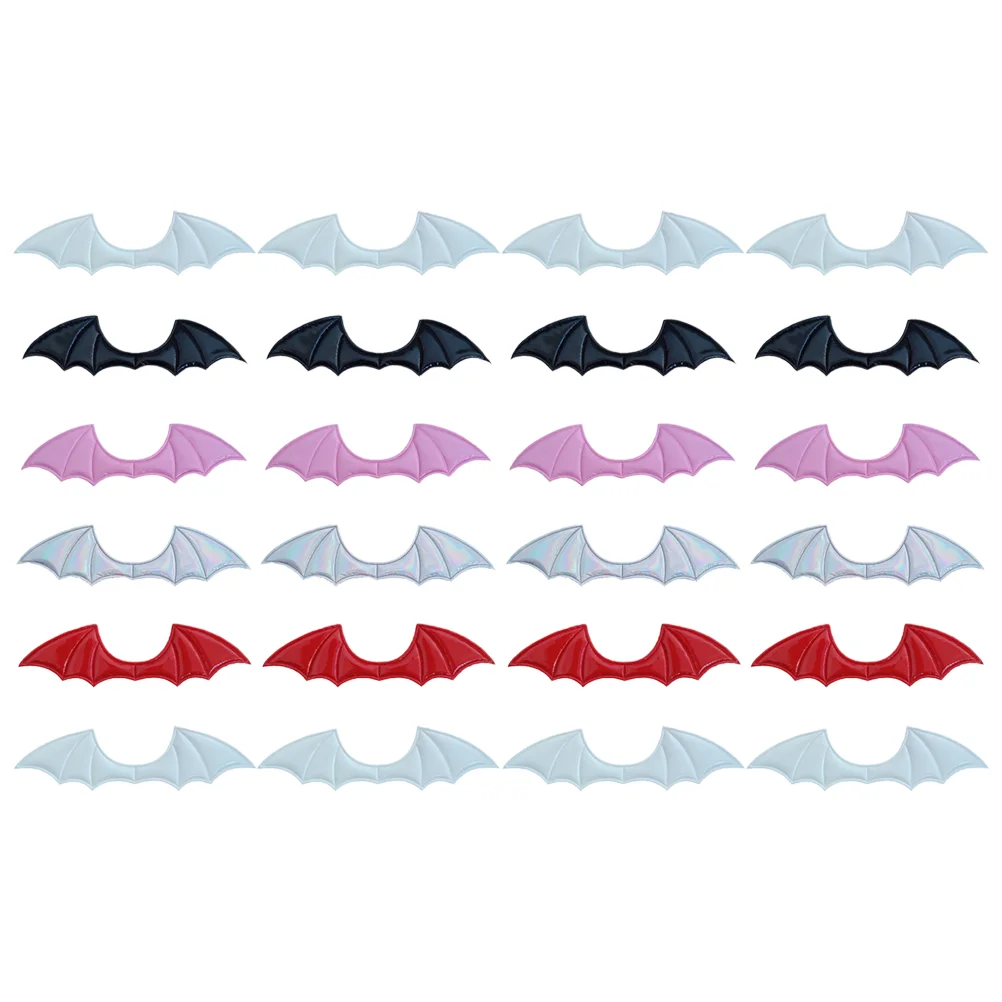 

Аксессуары для скрапбукинга крылья летучая мышь на Хэллоуин мини крылья дьявола вышитые нашивки Diy ремесла украшение для волос