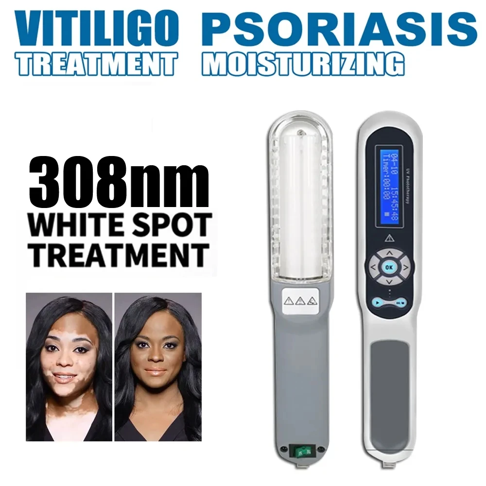 

Uv Phototherapy Handheld Led Light Therapy Portable Effective To Treat Vitiligo Psoriasis Eczema Uvb Lamps