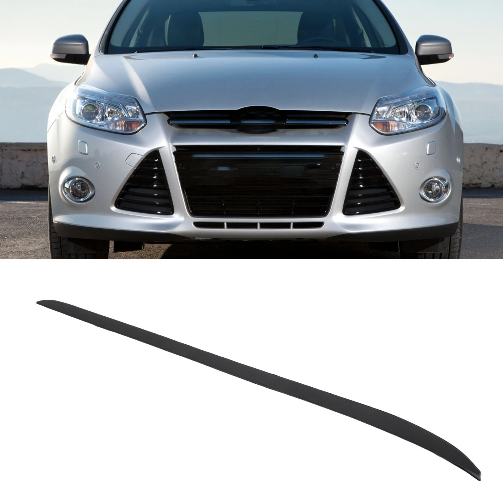 포드 포커스 2012 2013 2014 2015 2016 2017 2018용 앞 유리 필러 외부 트림 방수 윈드실드 리빌 트림 씰