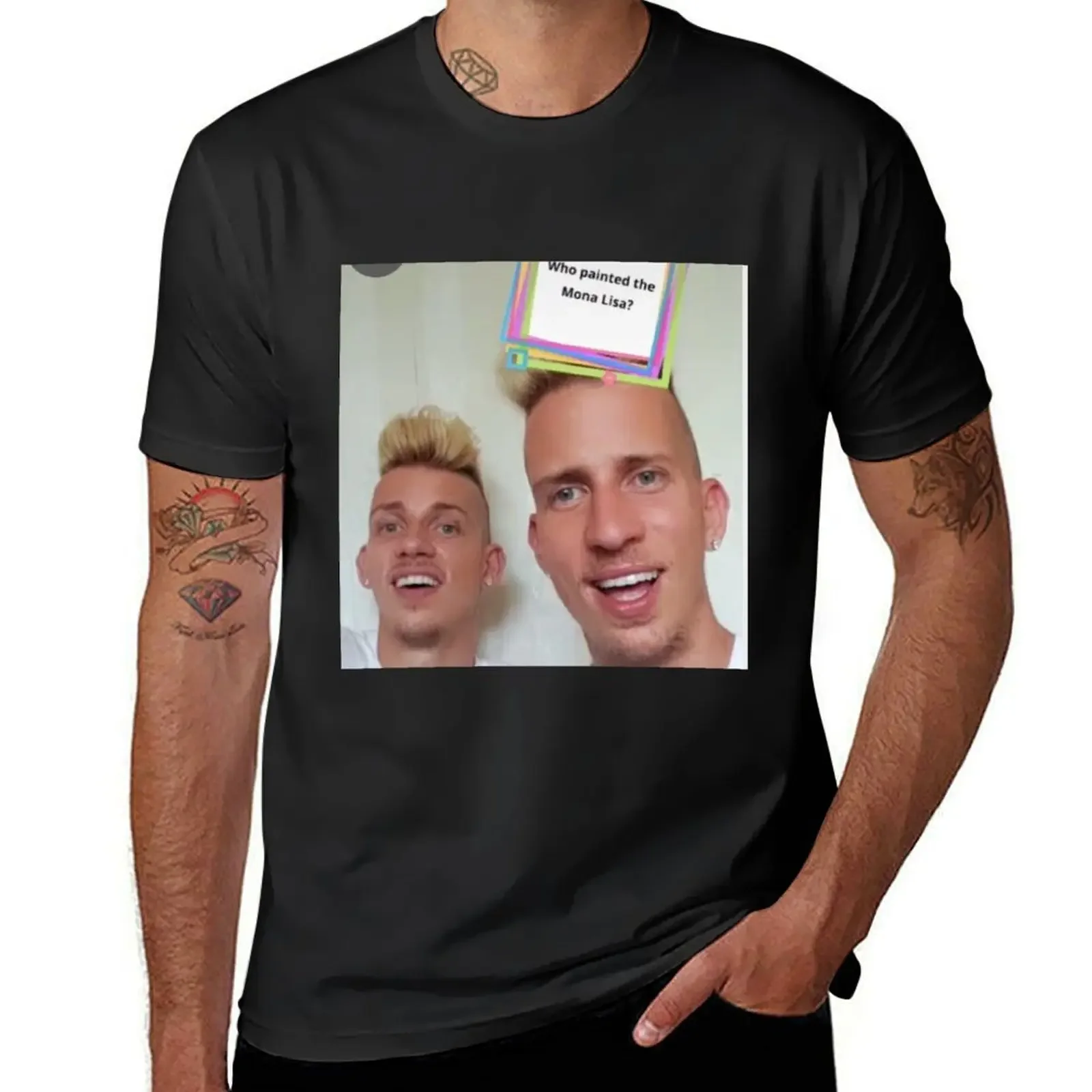 

Da Vinki twins T-shirt oversizeds tops t shirts for men pack