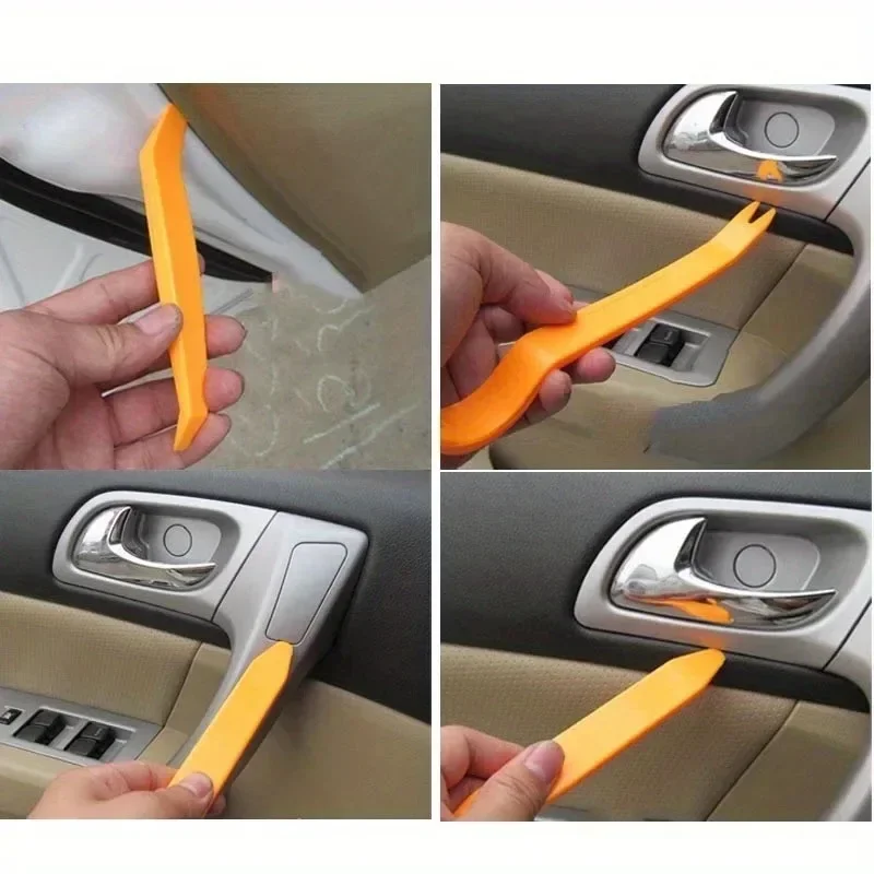 Auto Door Panel Trim Removal Tool Kit - Car Audio & Navigation Disassembly Prying Tool with Nail Puller for Auto Repair