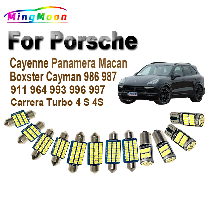 Lampadine A Led Per Porsche Panamera Cayenne Macan Boxster Cayman 986 987 911 964 993 996 997 Carrera Turbo 4 S 4 S Kit Luce Interna