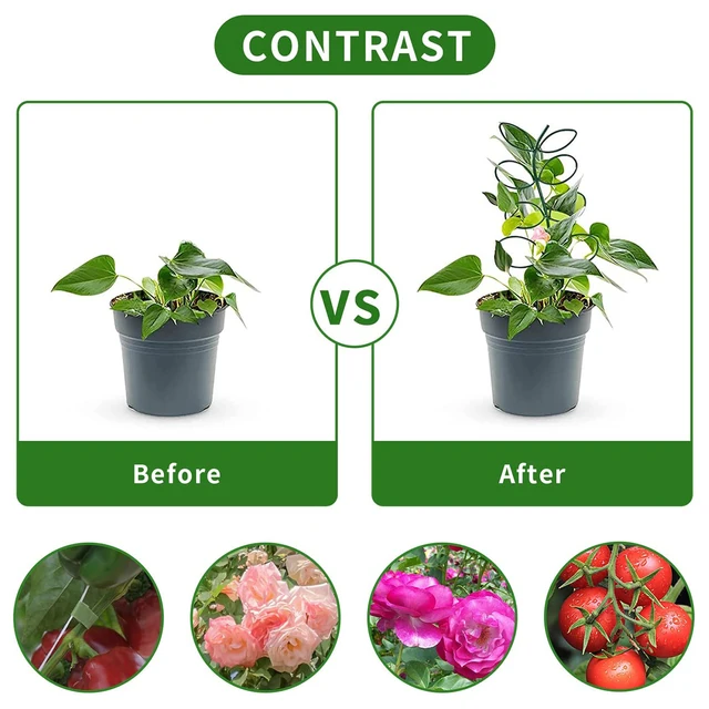 Levél Alakú Növényi Rácsos Fémhuzalt Tét Hegymászó Tartó Állvány Cserepes Növények Keret Beltéri Otthoni Kerti Dekorációhoz - Image 3