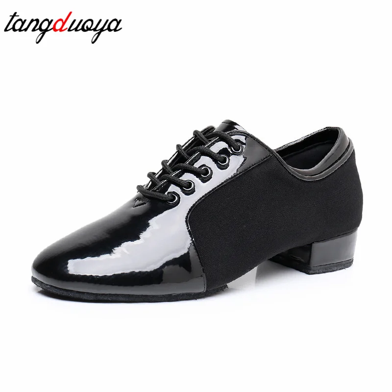 PatentleatherdanceshoesmensLatinDanceShoesModernDanceHall