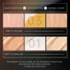 Color Toning Liquid Tanning Liquid Foundation Blends Warm and Cold Tones With Sheer Foundations Clear Close To the Skin Cosmetic 4