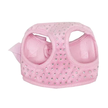 Bowknot Dog Cat Vest Harness Chest Rope Set Pets Harness and Leash Kit Adjustable Pet Harness for Small Dogs Outdoor Walking 3