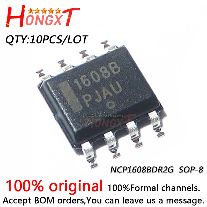 

10 шт. 100% новый NCP1608BDR2G NCP1608 1608B NCP1608BDR NCP1608B SOP-8.Chipset