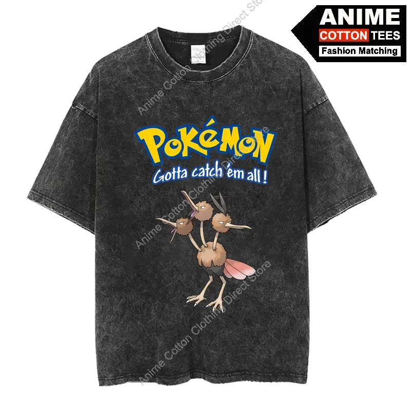 

Dodrio T Shirt Cartoon Anime Elf Baby Print Clothes Top Y2k Harajuku Casual Unisex Oversized T-shirt Cotton Tees