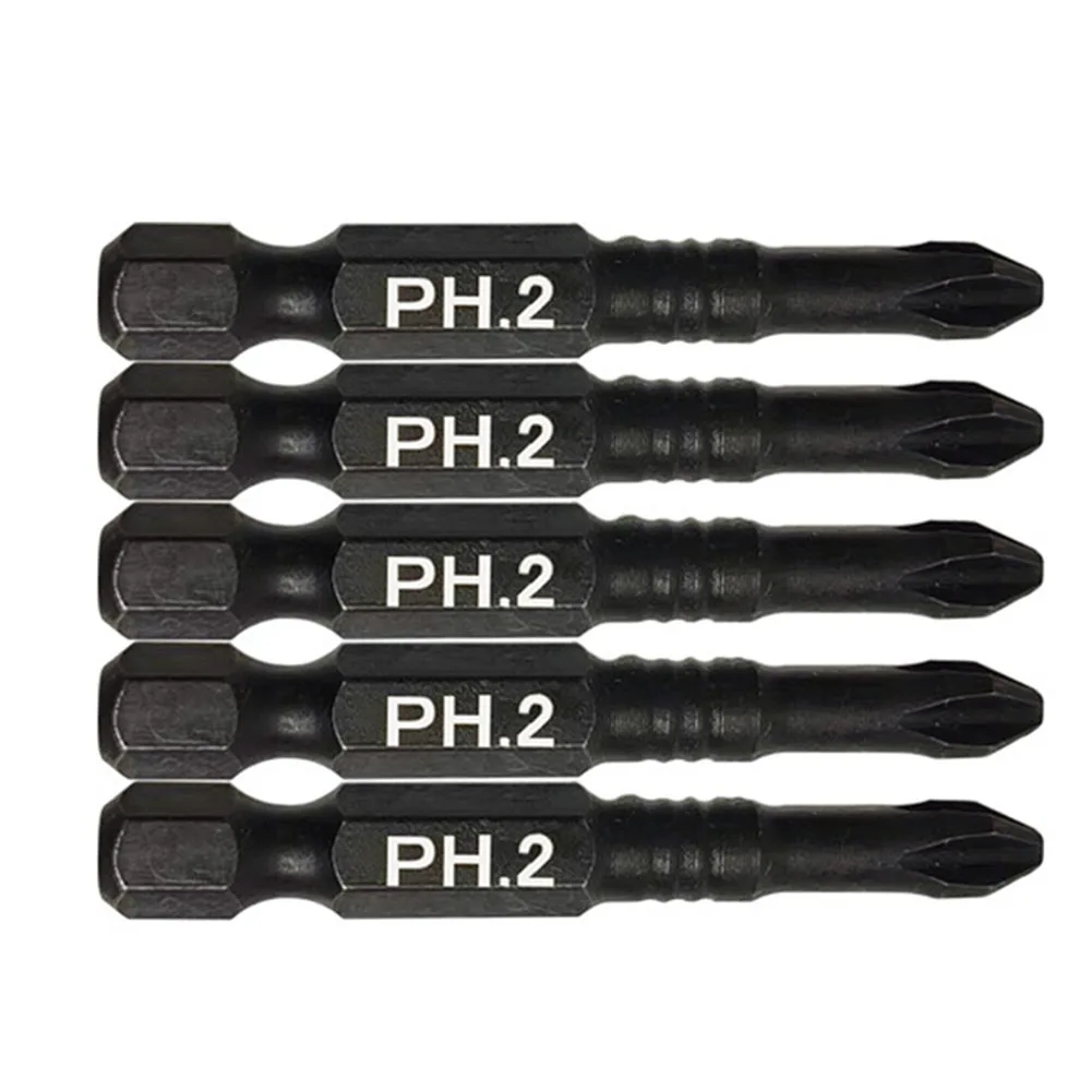 

Electric Screwdriver Black Anti Rust Specifications Standard Shank Diameter Cross Screwdriver Bits Set Storage