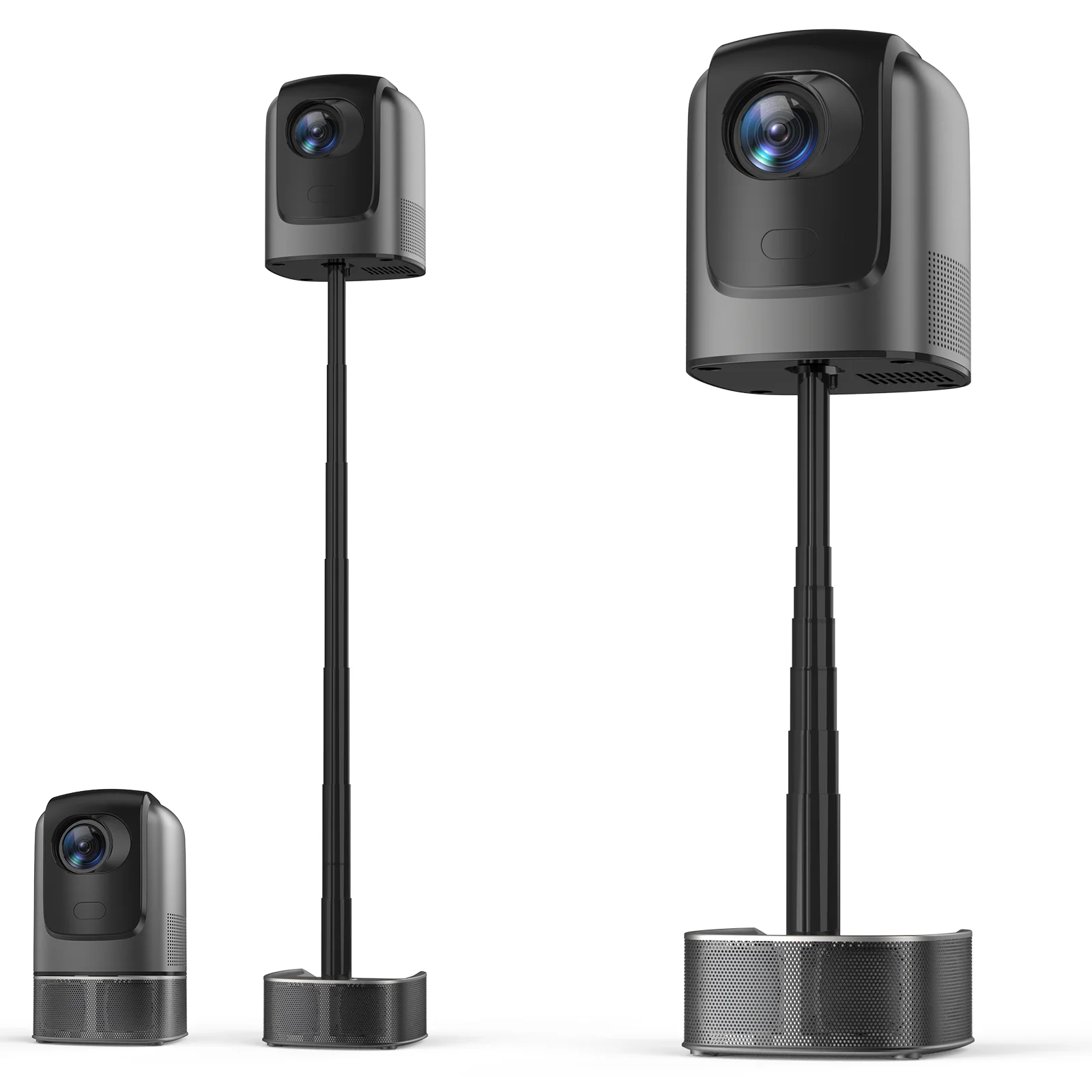 홈 시어터용 휴대용 프로젝터, 안드로이드 네이티브, 1080p 지지대, 4K 내장 스탠드, 와이파이 및 블루투스, HDMI USB 모델: TS1 