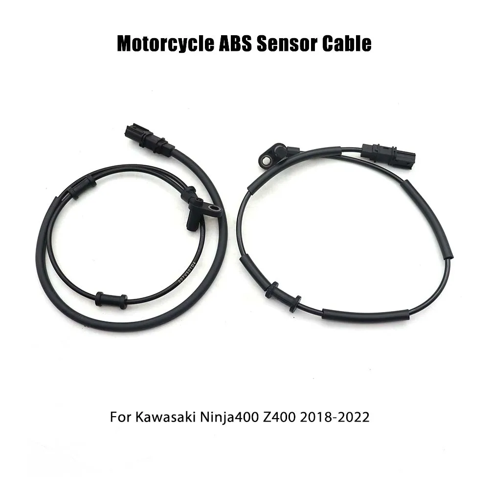 For Kawasaki Ninja 400 Ninjia400 Z400 Z 400 2018 - 2022 Front Brake Wheel Speed Sensor Rear Brake System ABS Sensor Cable