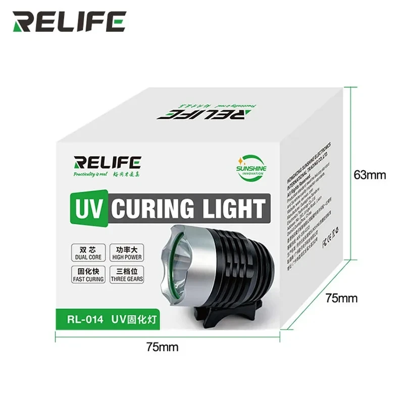회로 기판 수리용 RELIFE-UV 접착제 경화 LED 조명, 자외선 토치, 자외선 램프, USB, RL-014
