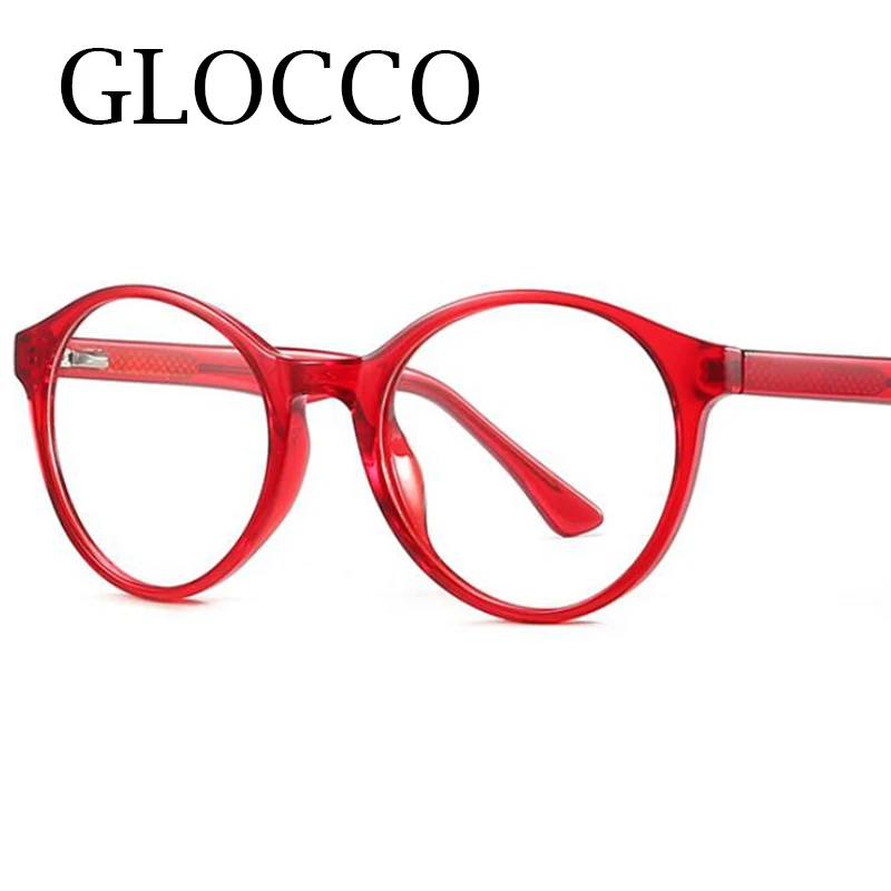 Occhiali da lettura rotondi rossi trasparenti donna uomo Luxury