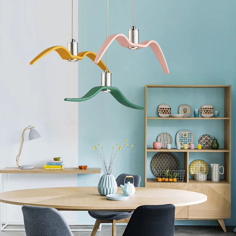 

Modern Bird Pendant Light Indoor Chandeliers Lamp Living Room Bedroom Bar Fixture Ceiling Hanging Light