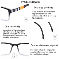 Fashion Anti-Blue Light Reading Glasses Ultra-Light Eye Protection Readers Eyewear Unisex Elegant Comfortable Presbyopia Glasses 4