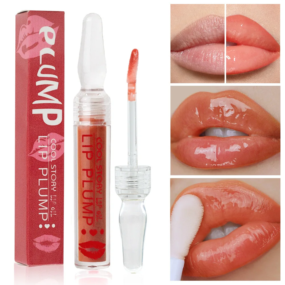 Lip oil Volumising Essential Oil Increase Lips Elasticity Reduce Fine Lines Moisturizing Nourish Sexy Lip Gloss Care Plump Serum