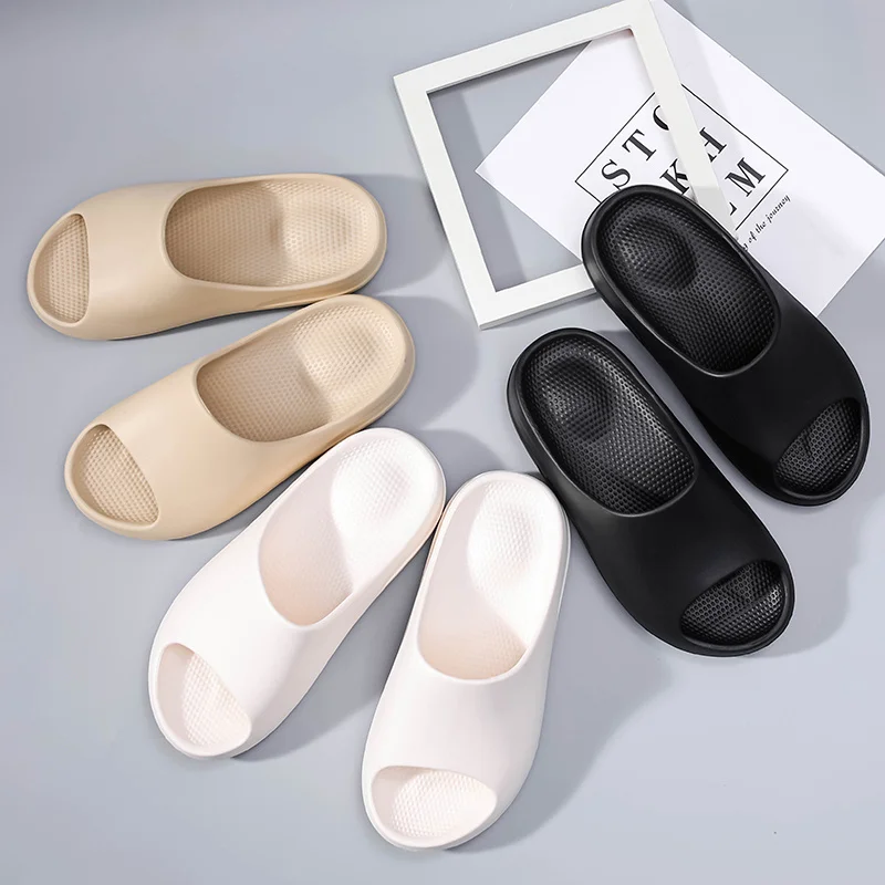 Slippers for Women and Men Non-Slip With Thick Sole Soft Foam Sliders Super Soft Non-Slip Slipper for Indoor  Outdoor_voghion.com
