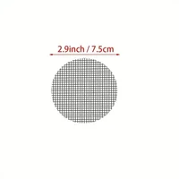 Tapis d'écran de trou de Pot de 50 pièces, écran de trou de Drainage rond pour empêcher la perte de sol, joint d'écran de Drainage des plantes, fournitures de jardinage 6