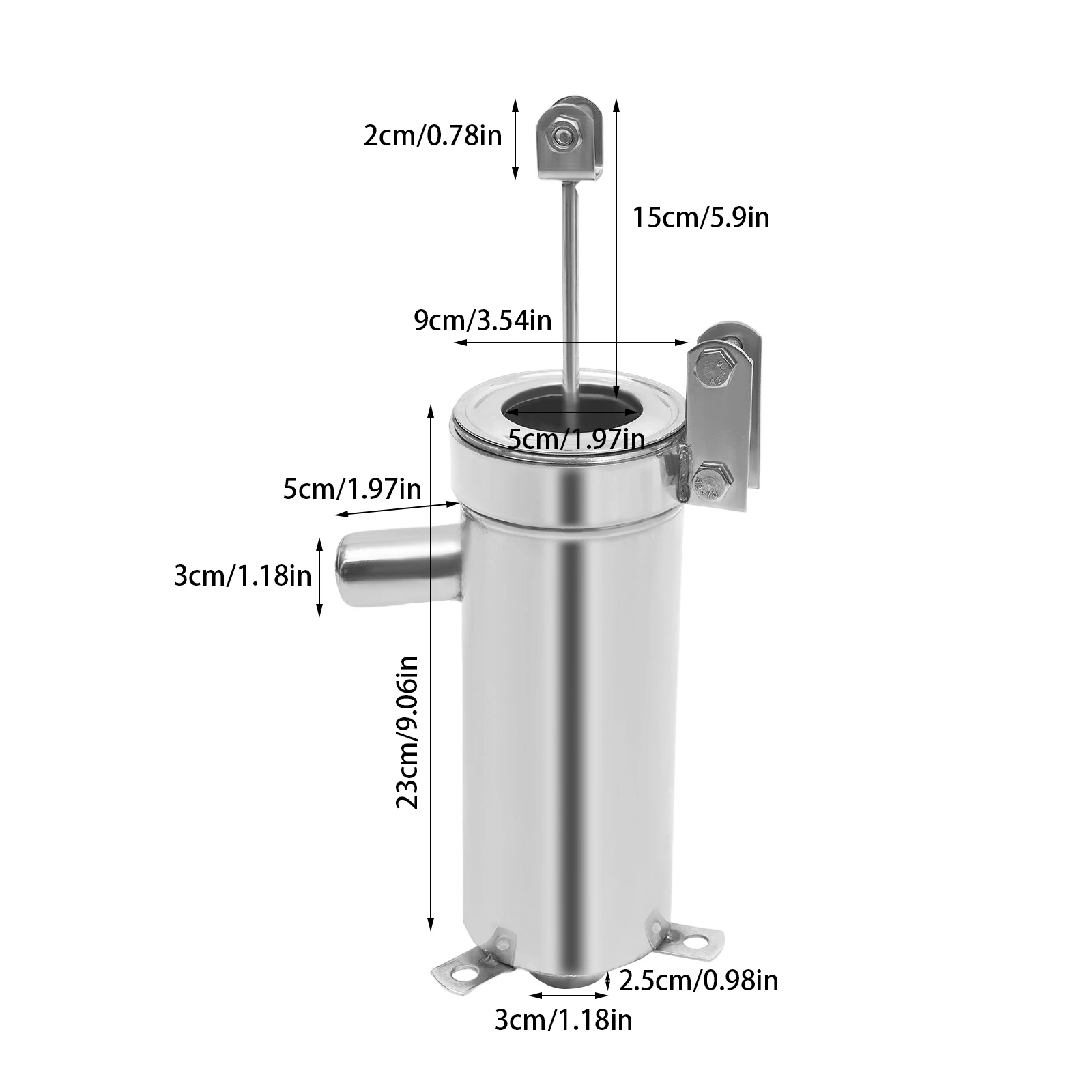 Edelstahl Handkurbel-Sprinklerpumpe für Haushalt, Brunnen, Garten, Hof - Effiziente Grundwasser-Saugpumpe – Detail 7