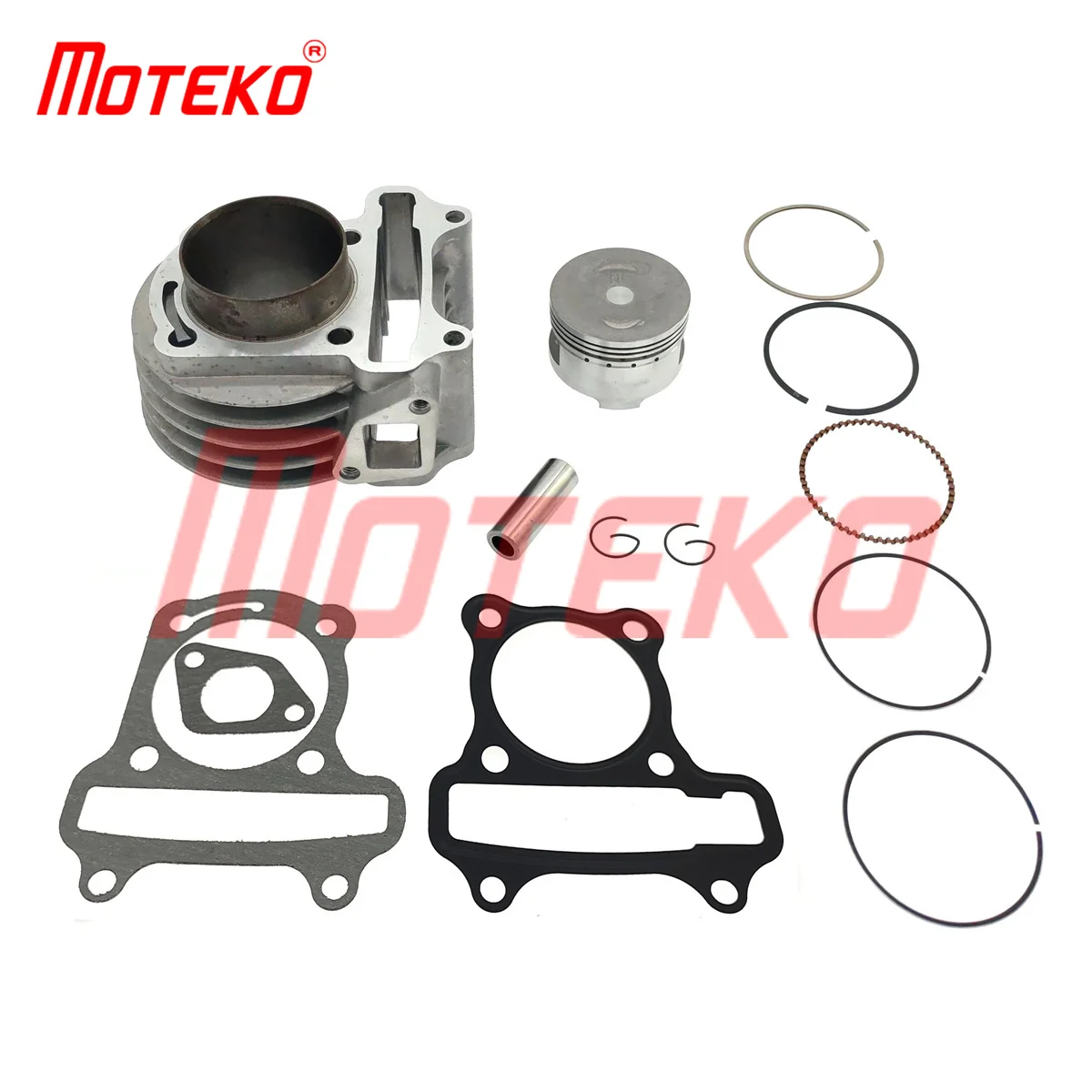 

BX15120351 GY6 100CC 50MM BIG BORE CYLINDER AND PISTON KIT 13MM PIN SCOOTER ENGINE PARTS FOR 139QMB CHINESE SCOOTERS ATV GO KART