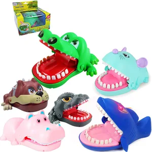 Juguetes de fiesta dientes de cocodrilo juegos de boca niños animales divertidos morder las manos juegos de dedos chistes aseados juguetes de la familia regalos para los niños