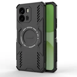 Heat Dissipation Magnetic Matte Shockproof Protective Case for OPPO A6s 5G (DJ- Black)