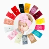 3PCS Baby Headbands Elastic Soft Newborn Floral Headbands for Baby Girl Children Turban Infant Flower Headband Hair Accessories 1