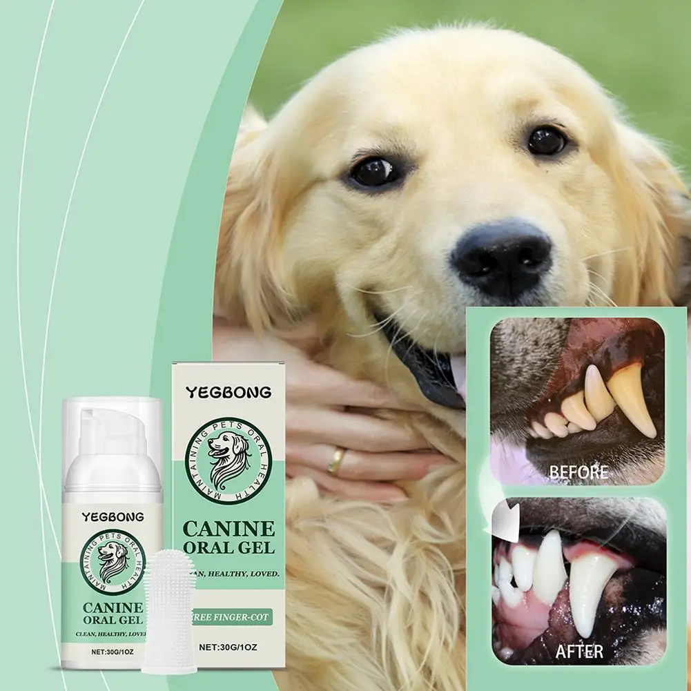 Oral Cleansing Gel For Pet Doge Oral Gel Cleaning Dog Cat Teeth Fresh Breath Care Cleaner Remove Tartar Odor Health
