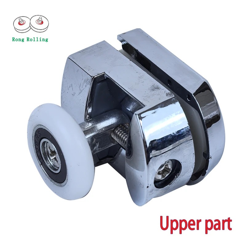 Shower Door Rollers Wheel Runner Bathroom Sliding Door Rail Roller Wheels 23mm 25mm Single Runner Shower Rollers shower door rollers sliding door roller shower room rollers 4pcs