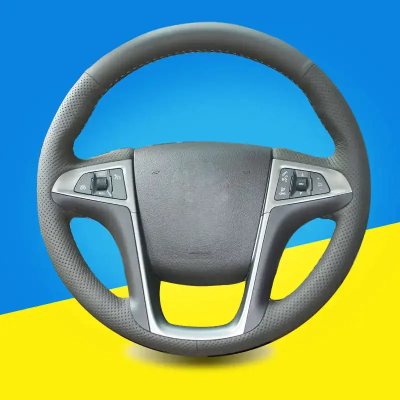 

Auto Braid On The Steering Wheel Cover for Buick Lacrosse 2010-2013 Regal 2011-2013 Chevrolet Equinox 2010-2016 Car Braiding