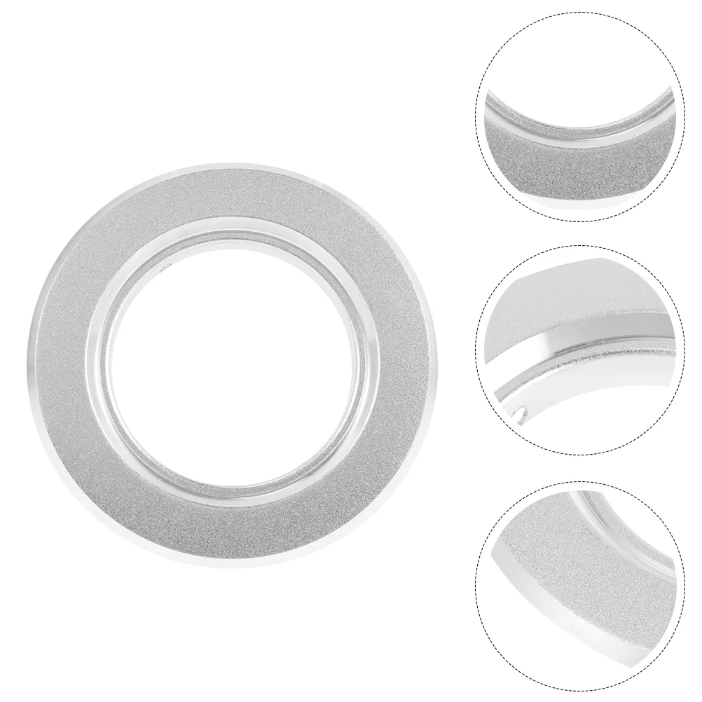 Birds Breeding Box Anti-bite Ring Wood Box Hole Birds Nest Accessory Silver 5PCS