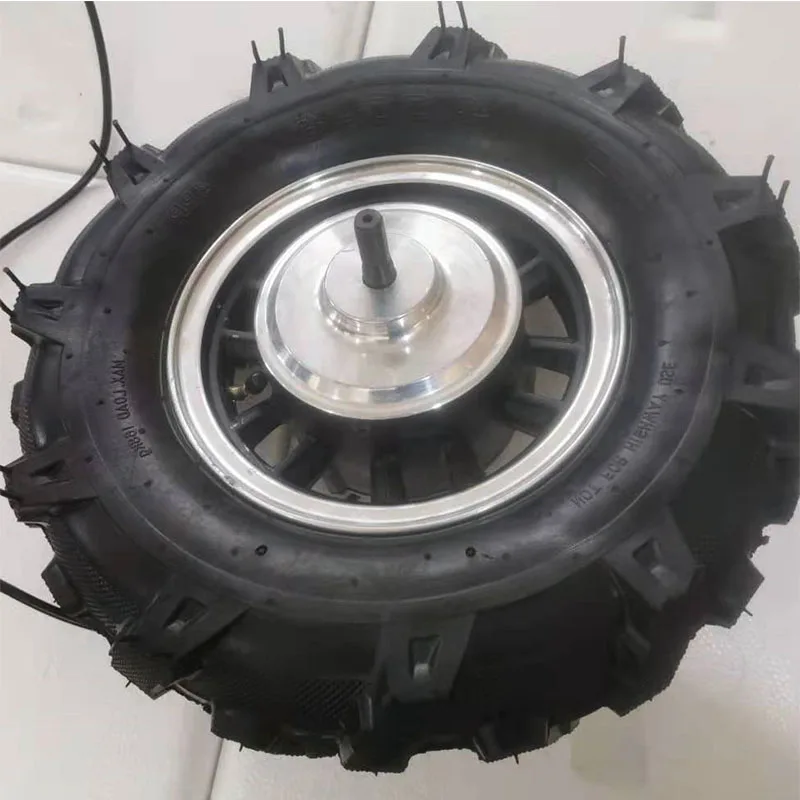 16" 150N.m 90rpm Low Speed High Torque DC Electric Wheelbarrow Hub Motor 16inch 48V 1200W Brushless Motor Wheel with Hall Senor